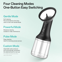 Irrigateur auriculaire entièrement automatique sûr et hygiénique, nettoyeur d'oreilles électrique professionnel avec 4 modes réglables, certifié FCC CE ROHS