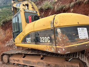 Excavatrice sur chenilles Cat 320C originale Caterpillar 320 Excavatrice Caterpillar d'occasion avec marteau à vendre - Product Image 3