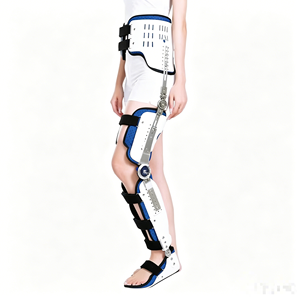 Attelle <span class=keywords><strong>de</strong></span> Fixation Articulaire Genou, Hanche, Cheville, Pied, Personnalisée en Usine, pour Dislocation <span class=keywords><strong>de</strong></span> la Tête <span class=keywords><strong>de</strong></span> la Fibule, Fracture, Réglable, Respirante, Usage Clinique, Classe III, Genouillère - Product Image 1