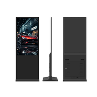 Écran publicitaire LCD autonome de 85 pouces avec Android 10/11, 2 Go de RAM/32 Go de stockage, CMS à distance, prise en charge graphique pour ascenseurs