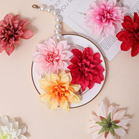 Fleurs de Dahlia artificielles en soie faites à la main, décoration pour la maison, Noël, Pâques, fête des mères, remise de diplôme, accessoires de bricolage, longue durée, 3-5 ans