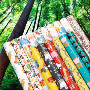 Papel de Regalo Impreso por Ambos Lados, Suministro Directo del Fabricante, para Manualidades y Regalos, Compatible con Impresión Offset, Papel Navideño - Product Image 3