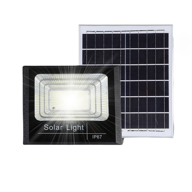 Outdoor Solar Flood Light Ip67 Waterproof Flood Lamp Led Solar Flood Light with Remote Control Flood Light Panel Garden Lamp