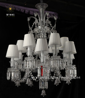 Lustre moderne luxueux de style français, ampoules à bougie, lampe suspendue, éclairage suspendu K9 pour la maison, la villa, le salon