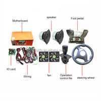 Voitures d'arcade de course filaires au-delà des kits HD pour la machine de simulation de voiture