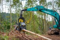 Tête de déboisement durable pour abatteuse d'arbres, haute précision, pour l'exploitation forestière individuelle et la récolte du bois