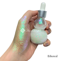 Sheeneffect Tutoriel de fard à paupières multi-chrome pour des pommettes inoubliables et un liquide éclaircissant pour le corps