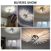 Offre Spéciale moderne maison lampe lustres éclairage intérieur pour étude boutique salon chambre décoration lampes LED plafonnier