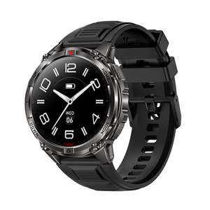 Montre connectée GPS DSM11 Black Strap HT53 avec altimètre, boussole, lampe torche, écran IPS 1,46 pouces, batterie 650 mAh, étanche 3 ATM, pour le sport - Product Image 1