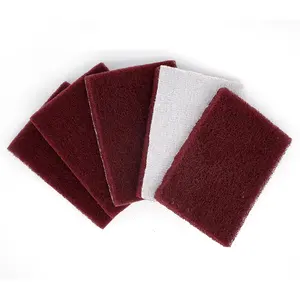 70*100mm Flocking Scouring Pad 240-1500 Grit Industrial Heavy Duty Nylon Cloth for Polishing & Grinding