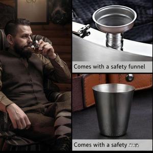 Rò rỉ bằng chứng khắc Flask Whisky Flask thép không gỉ Pocket Hip Flask cho rượu - Product Image 3