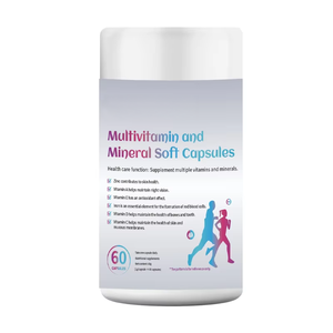 60 gélules de complément multivitaminé <span class=keywords><strong>et</strong></span> minéral, complexe riche en vitamines A, E, <span class=keywords><strong>D</strong></span>, C, <span class=keywords><strong>zinc</strong></span> <span class=keywords><strong>et</strong></span> antioxydants pour une meilleure vision - Product Image 1