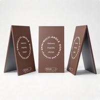 Présentoirs pliables double face légers en forme de A, supports de signalisation robustes pour la promotion en magasin, café et publicité