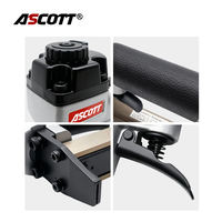 ASCOTT 8016 Stapler Pneumatik Industri 21GA Pistol Staple Udara Kawat Halus untuk Pengikatan Furnitur dan Pelapis Bersertifikasi CE Garansi 1 Tahun