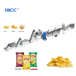 Semi-linha de produção de chips de batata automática pequena máquina de chips de batata