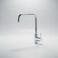 Robinet mélangeur de cuisine en laiton chromé 59-1, nouveau style contemporain, design d'usine, pour évier de cuisine