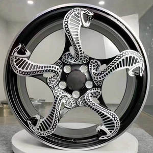 Rines <span class=keywords><strong>de</strong></span> Aleación <span class=keywords><strong>de</strong></span> Aluminio <span class=keywords><strong>de</strong></span> Alta Calidad con Diseño <span class=keywords><strong>de</strong></span> Moda, Rines <span class=keywords><strong>de</strong></span> Carreras con Radios <span class=keywords><strong>de</strong></span> Dragón, Rines <span class=keywords><strong>de</strong></span> Coche Rojos, Negros y Dorados, Diseño <span class=keywords><strong>de</strong></span> Rines <span class=keywords><strong>de</strong></span> Dragón - Product Image 2