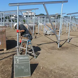 Factory Supply Solar Ground Mount System Solar Mounting Structure Solar Pole Mounting Brackets Solar Rail Solar Panel Clamp