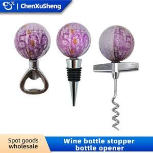 Christmas <b>Bottle</b> Stopper With Opener <b>Plastic</b> <b>Wine</b> Stoppers For Red <b>Wine</b> Beer <b>Bottle</b> Decorative Holiday Gift Set - Product Image 5
