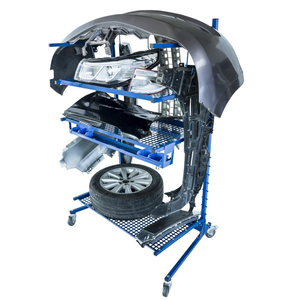 Riparazione automatica <span class=keywords><strong>di</strong></span> alta qualità strumenti automobilistici <span class=keywords><strong>carrozzeria</strong></span> carrello officina movimentazione Auto parti metalliche carrello parti scaffale carrello - Product Image 2