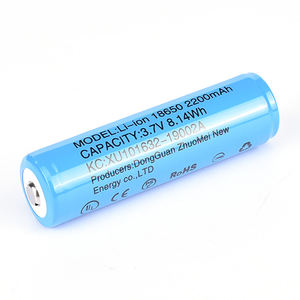 PSE תעודה 18650 סוללה 2200 mAh 2200 mah 3.7v נטענת ליתיום סוללה 18650 ליתיום יון סוללות עם PCM - Product Image 1