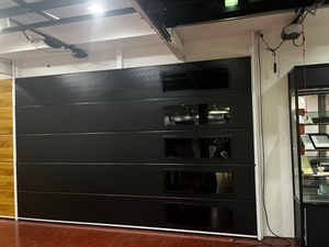 <span class=keywords><strong>Porte</strong></span> <span class=keywords><strong>de</strong></span> <span class=keywords><strong>garage</strong></span> combinée en bois <span class=keywords><strong>de</strong></span> haute qualité, étanche, électrique, en bois et en verre - Product Image 2