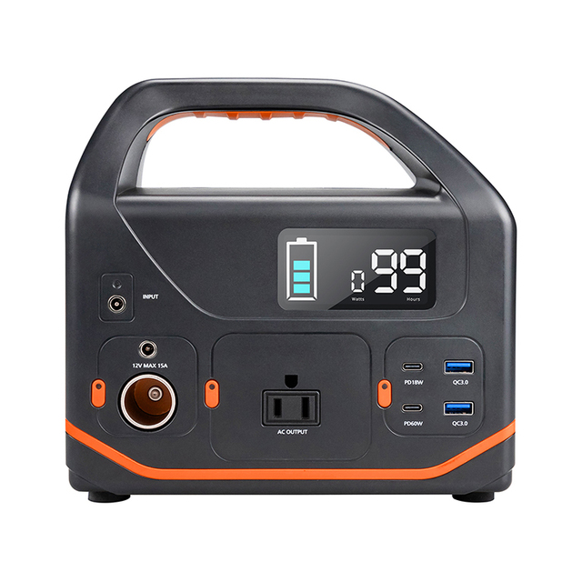 Portable 300W Power Station 90000mAh Battery Quick Charge AC Outlet Type C for Camping Travel 110V/220V Featuring Solar Panel