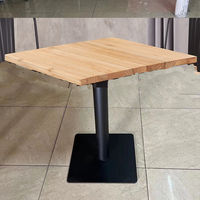 Chaises et tables de café en métal en bois durable et bon marché fabriqué en usine directe en Chine