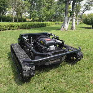 Tondeuse à gazon télécommandée avec moteur à chenilles, robot de tonte intelligent sans fil à braquage zéro, accessoires complets - Product Image 4