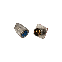 Connecteur circulaire en métal de haute qualité, boîtier métallique, connecteur industriel, prise électrique à vis, câble d'aviation MX 55 broches, hermétique IP67/IP68/IP69