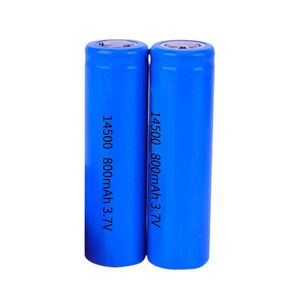 Manufacturer <strong>14500</strong> Lithium Ion <strong>Rechargeable</strong> <strong>Battery</strong> Pack 3.7V 800mAh Intercom MP3 MP4 Player Prismatic Cylindrical <strong>Batteries</strong> - Product Image 1