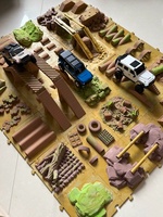 Parcours d'obstacles modulaire pour RC Crawler, scène de montagne, échelles 1/18, 1/24, 1/30, 1/43, kit de piste d'escalade à combiner librement