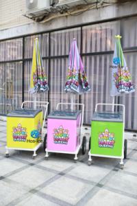Gerobak Jualan Es Krim dan Makanan Ringan Beroda 4 dari Aluminium Komersial dengan Truk Makanan Bertenaga Terintegrasi - Product Image 6
