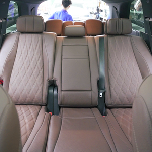 Fundas de Asiento de Cuero Nappa de Lujo para Todo el Vehículo, Repuesto para AMGGLS63 2020-2025 - Marrón Cacao - Product Image 2