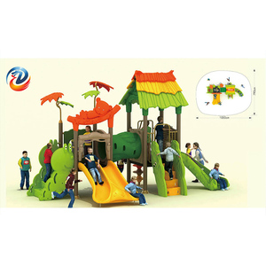 2022 NEW Arrivals Cheap Price Wooden Outdoor Playground Swing Set With Plastic Slide