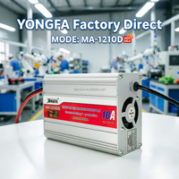 Chargeur de batterie intelligent YONGFA 12V 10A avec écran LCD numérique MA-1210DS QC2.0 AC/DC électrique