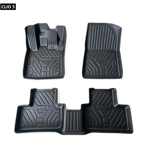 Tapis de sol TPE en stock, disponibles en version OEM, pour <span class=keywords><strong>CLIO</strong></span> <span class=keywords><strong>5</strong></span>, avec support antidérapant, nettoyage facile des taches, tapis de sol auto 3D en TPE - Product Image 1