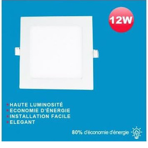 Ultra-Thin LED High CRI95 5000K Daylight Ceiling <b>Downlight</b> for Kids Room & Supermarket Use Square Surface Aluminum IP44 - Product Image 4