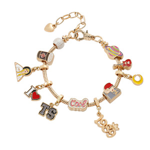 Nuevo cantante americano ts1988 <span class=keywords><strong>Pando</strong></span> pulsera con cuentas DIY joyería al por mayor Charm braceletift - Product Image 1