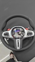 Volant de voiture en fibre de carbone avec chauffage pour BMW G20 G30 G21 G22 G23 Série 3 320i 325i 330i 2019 2020 2023