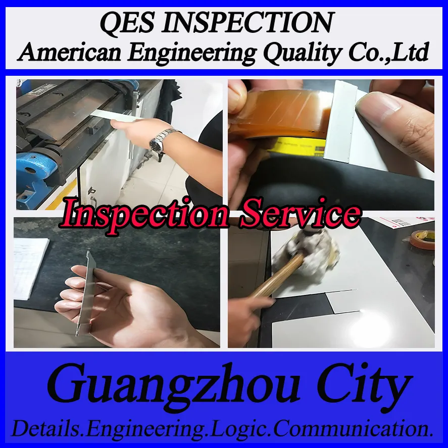 Coated material China Guangzhou Sihui Dongguan Foshan Shenzhen Jiangmen inspection service in Guangdong province