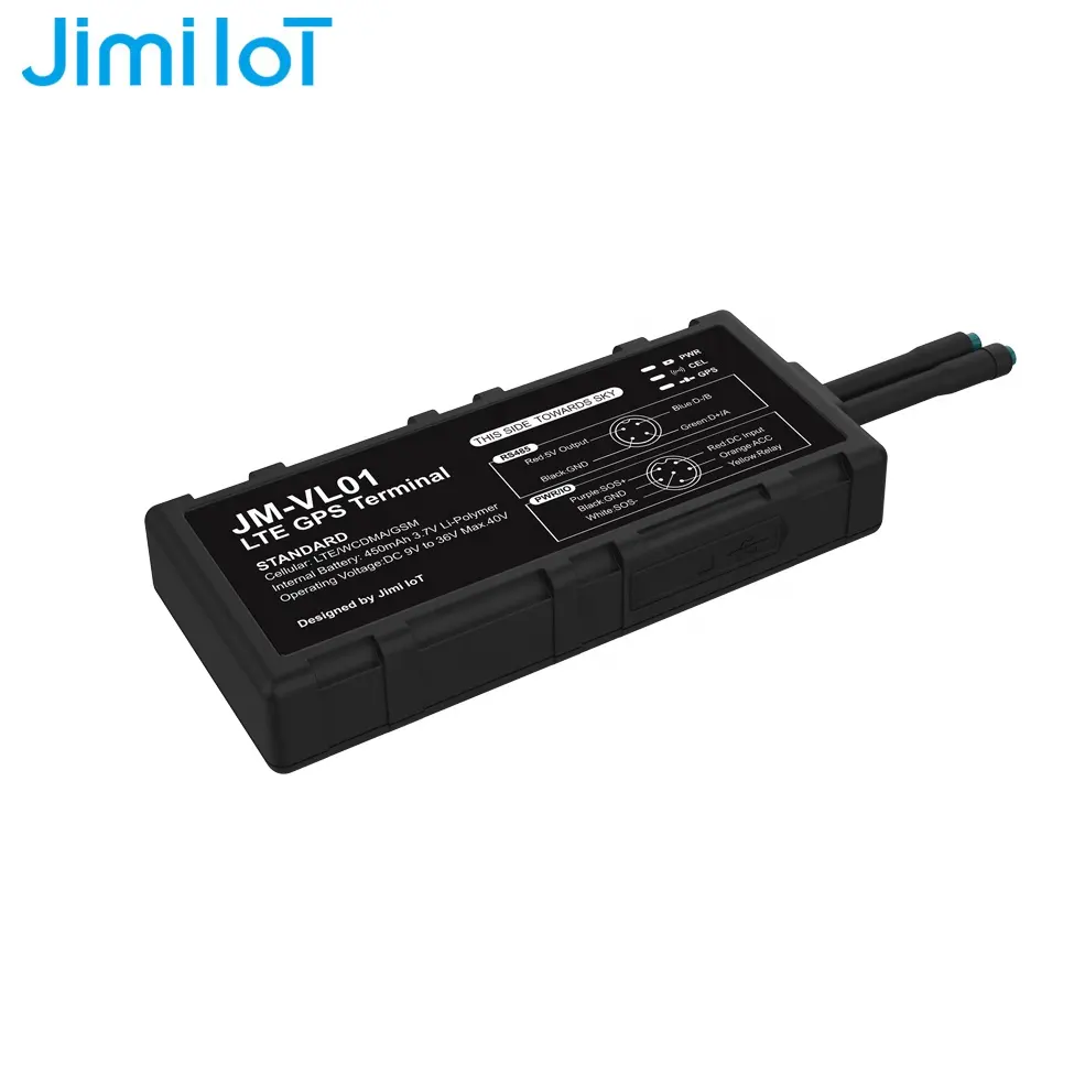 JIMI VL01 4G อุปกรณ์ติดตาม Gps Gps Tracker ตัดใช้สำหรับการติดตามยานพาหนะและการนำทาง