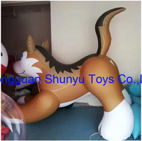 Prix usine personnalisé PVC gonflable Dragon couinement jouets pour les ventes