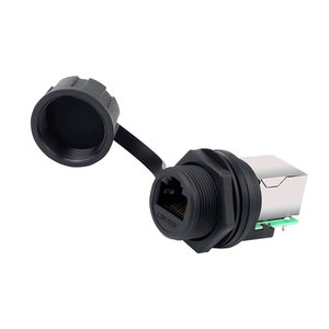 Lshitech M20 công nghiệp hiệu suất cao nữ cắm kết nối không thấm nước <span class=keywords><strong>RJ45</strong></span> cho hàng không IP67 cấp - Product Image 6