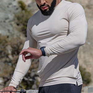 Camisetas deportivas de manga larga de compresión de secado rápido para hombre, camisetas deportivas para correr - Product Image 1