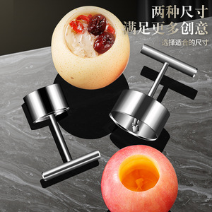 304 Stainless Steel Fruit Core Extractor Pear <b>Mold</b> Apple Corer Kitchen Tool Easy To Clean <b>Hand</b> Wash Only - Product Image 2