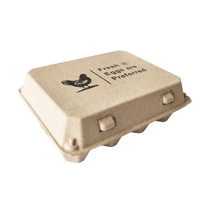 Cartón para Huevos <span class=keywords><strong>de</strong></span> Pato Jumbo, 12 Celdas, Cajas a Granel, Contenedor Vacío, Porta Huevos, Pulpa Natural Gruesa, Cajas para Huevos con Impresión Personalizada - Product Image 3