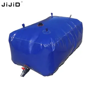 JiJiD réservoir de stockage d'eau d'urgence pliable et pliable, sac à eau Tpu de qualité alimentaire 8000L