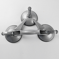 Ventouse manuelle de style allemand pour carreaux de verre avec poignée en alliage d'aluminium