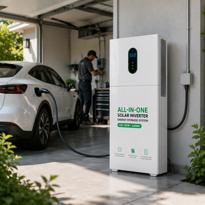 แบตเตอรี่ไฮบริดออลอินวัน EU Spec 12kW 32kWh 220V เฟสเดียว แรงดันต่ำ มาตรฐาน IP65 สำหรับใช้งานกลางแจ้ง เหมาะสำหรับการจัดเก็บพลังงานภายในบ้าน - Product Image 1